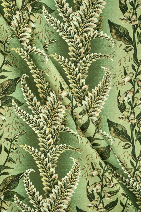 Wiskoza zielony motyw...